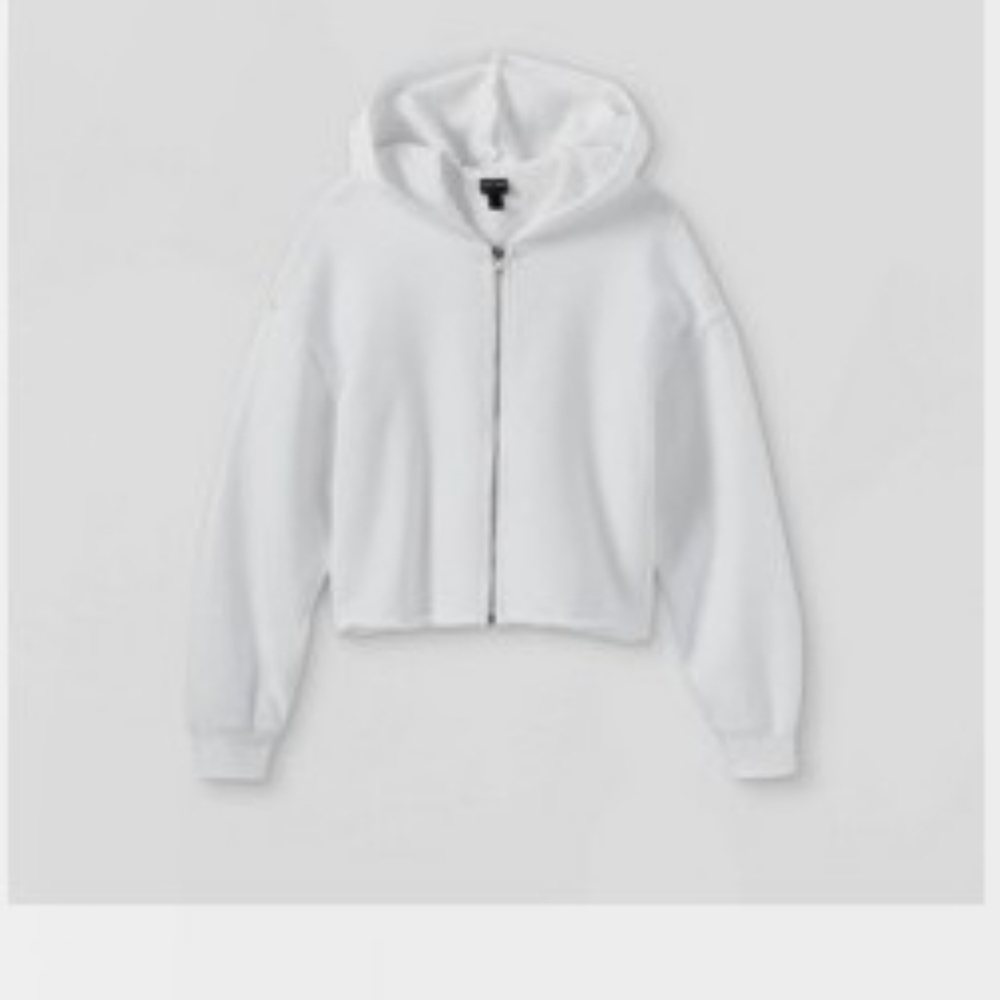 NWT Girls Art Class Lightweight Boxy Cropped Zip Up Hoodie Sweatshirt Sz XL